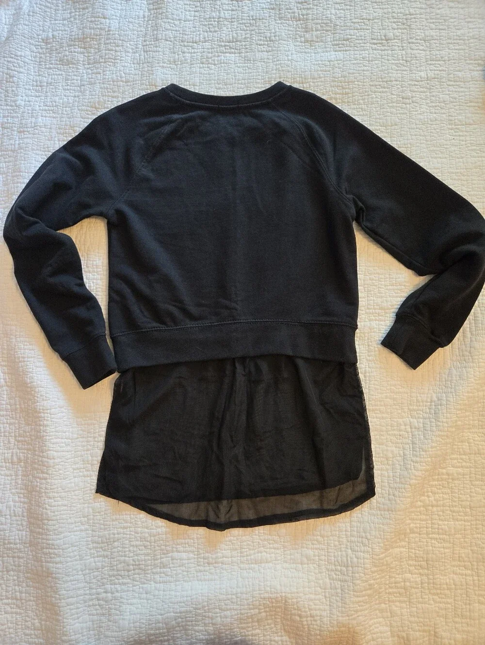 Pepco EU Brand, Girls' Black 'I Want Friday Forever Long Sleeve Top Size 146/152 - Picture 7 of 10